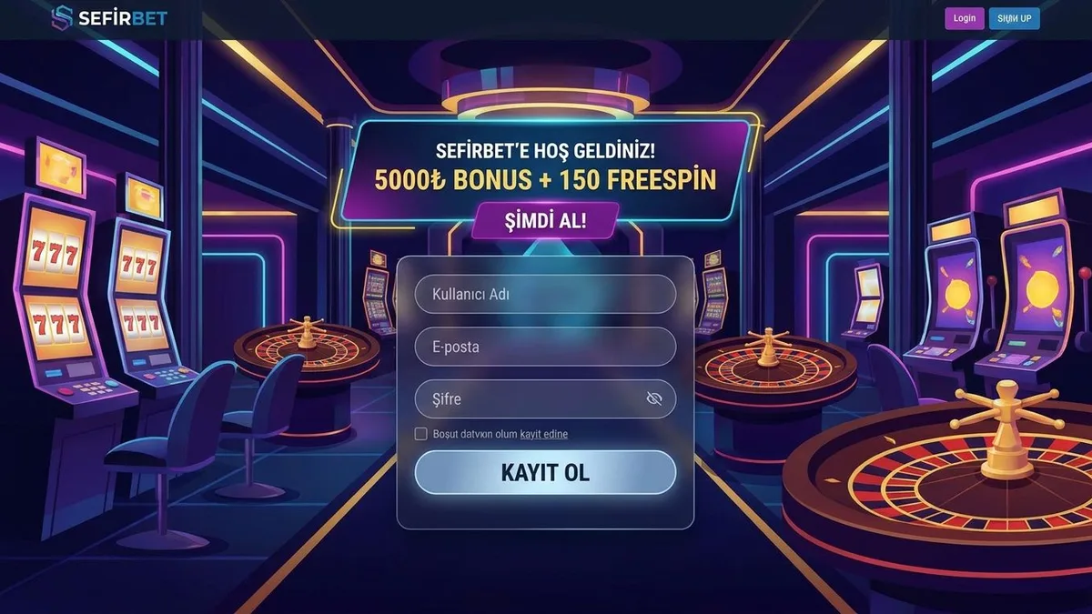Bonuslu kayıt ekranı
